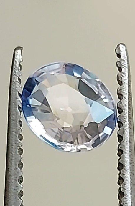 Saffier - 1.06 ct - Antwerp Laboratory for Gemstone Testing, Sieraden, Tassen en Uiterlijk, Edelstenen