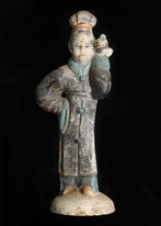 Oud-Chinees Terracotta Vrouwelijk hofdienaar beeldje (Zonder