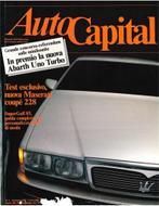 1985 AUTOCAPITAL MAGAZINE 1 ITALIAANS, Nieuw, Author