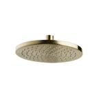 Luxe Hoofddouche Wiesbaden Rond 20 cm Geborsteld Messing, Ophalen of Verzenden, Nieuw, Kraan