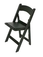Klapstoel Chicago Kunststof Zwart ( Poef, Stoelen ) ( Poef), Huis en Inrichting, Verzenden, Nieuw