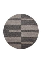 Rond Shaggy Vloerkleed | Gala | Taupe | 200x200 cm, Verzenden, Nieuw