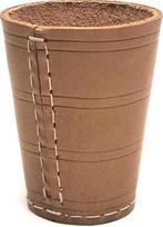 Dobbelbeker Leder (8x10cm) | HOT Games - Spelonderdelen, Verzenden, Nieuw