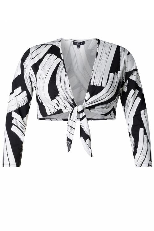 COLLETTA bolero zwart wit travel Maat:, Kleding | Dames, Truien en Vesten, Overige kleuren, Nieuw, Verzenden
