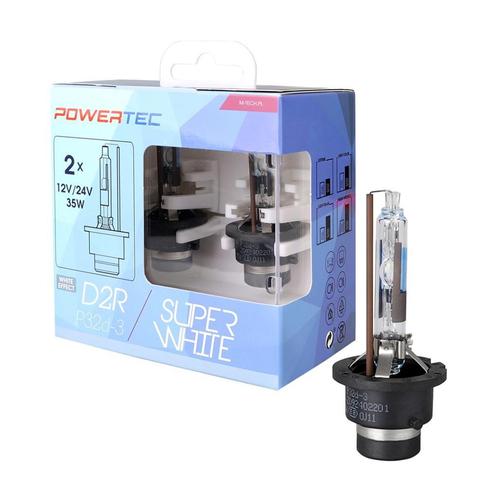Powertec D2R SuperWhite - Set, Auto-onderdelen, Verlichting, Nieuw, Alfa Romeo, Amerikaanse onderdelen, Audi, BMW, Citroën, Daihatsu
