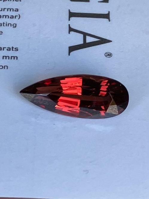 1 pcs Rood Spinel - 7.24 ct - Gemological Institute of, Sieraden, Tassen en Uiterlijk, Edelstenen
