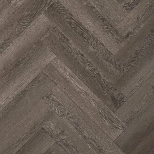 Yukon Herringbone Smoked Grey YUK-2630-IB PVC, Huis en Inrichting, Stoffering | Vloerbedekking, Overige typen, Overige kleuren
