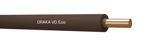 VD Installatiedraad - Draka Eca bruin 2,5 mm² - Rol van 100, Doe-het-zelf en Verbouw, Elektra en Kabels, Nieuw, Ophalen of Verzenden