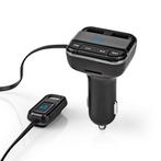 Nedis Bluetooth FM Transmitter met premium carkit,, Audio, Tv en Foto, Nieuw, Ophalen of Verzenden