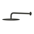 Hoofddouche Qisani Flow met wanddouchearm Ø 25 cm Geborsteld, Ophalen of Verzenden, Nieuw, Kraan