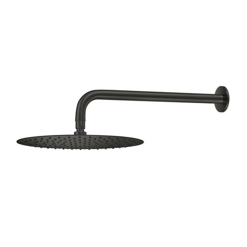 Hoofddouche Qisani Flow met wanddouchearm Ø 25 cm Geborsteld, Doe-het-zelf en Verbouw, Sanitair, Kraan, Nieuw, Ophalen of Verzenden