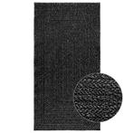 Vloerkleed Jute Look Antraciet - Retourdeal 41% Korting, Huis en Inrichting, Stoffering | Tapijten en Kleden, 100 tot 150 cm, Nieuw