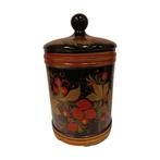 Khokhloma pot met deksel - hoogte 29 cm