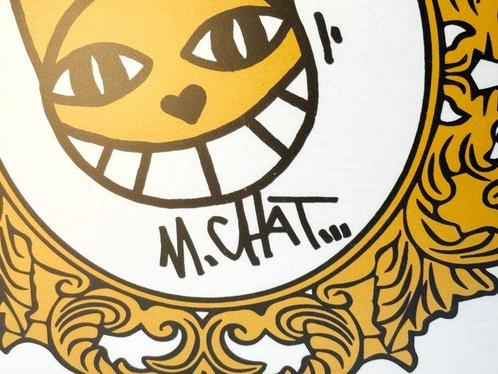 M.Chat (Thoma Vuille) (1977) - Le Chat doré dans son cadre, Antiek en Kunst, Kunst | Schilderijen | Modern