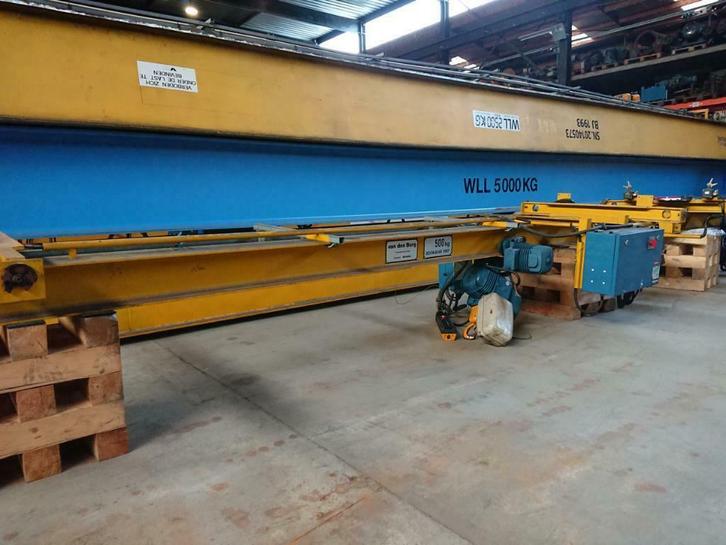 2x Demag enkelligger hangkraan 3.840mm x 500 kg, Doe-het-zelf en Verbouw, Gereedschap | Machine-onderdelen en Toebehoren, Gebruikt