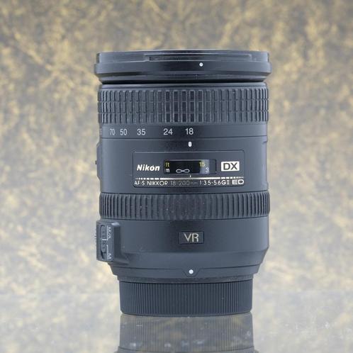 Nikon AF-S DX 18-200mm f/3.5-5.6 G ED VR II - Tweedehands, Audio, Tv en Foto, Fotografie | Lenzen en Objectieven, Standaardlens