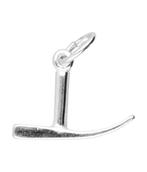 Zilveren Stratenmaker houweel ketting hanger - klein, Verzenden, Nieuw