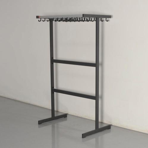 Van Esch garderobe, antraciet / aluminium, 168,5 x 100 cm,, Huis en Inrichting, Woonaccessoires | Kapstokken, Ophalen of Verzenden