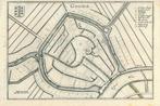 Stadsplattegrond van Gouda, Antiek en Kunst, Kunst | Etsen en Gravures