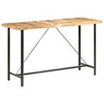 vidaXL Bartafel 180x70x107 cm ruw mangohout, Huis en Inrichting, Tafels | Eettafels, Verzenden, Nieuw