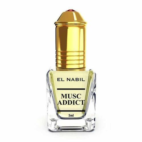 MUSK ADDICT - Alcoholvrij - EL NABIL - 5 ml - Kruidig, Sieraden, Tassen en Uiterlijk, Uiterlijk | Parfum, Verzenden