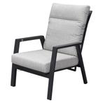 Barolo lounge balkonset 4 delig verstelbaar antraciet, Ophalen of Verzenden, Nieuw, Aluminium