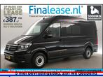 Volkswagen Crafter 35 2.0 TDI L3H3 141PK 3000KG Trekg €387pm, Volkswagen, Zwart, Nieuw, Lease