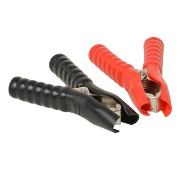 Heavy Duty Accuklemmen Set - 100A - Rood/Zwart beschikbaar voor biedingen