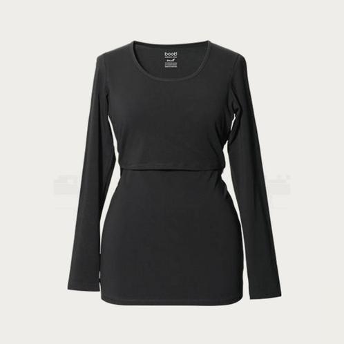 Boob Zwangerschapsshirt Positieshirt Zwart lange mouwen, Kleding | Dames, Positiekleding, Nieuw