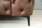 Design Chesterfield Fauteuil MODERN BAROK 120cm antiek bruin, Huis en Inrichting, Ophalen of Verzenden, Nieuw