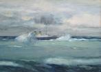 Maurice Seghers (1883-1959) - Storm op zee - Oostende -