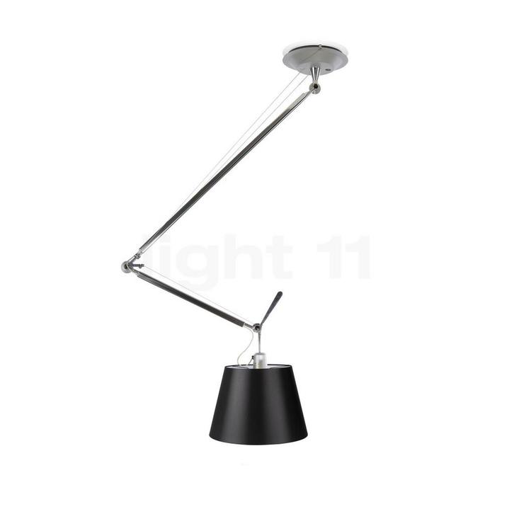 Artemide Tolomeo Sospensione Decentrata Black Edition, ø¸3, Huis en Inrichting, Lampen | Hanglampen, Nieuw, Verzenden