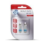 C5W autolamp 2 stuks 36mm blauw | LED festoon SV8.5 0.37W -, Verzenden, Nieuw