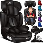 KIDIZ® Autostoeltje - 5-punts veiligheidsgordel - Zwart, Verzenden, Zo goed als nieuw