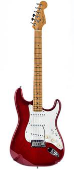 Fender American Standard Stratocaster Crimson Red Transpa..., Solid body, Gebruikt, Ophalen of Verzenden, Fender