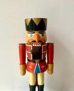 Kerstbeeldje - Roter König - Hout - 1960/70er Jahre, Nieuw