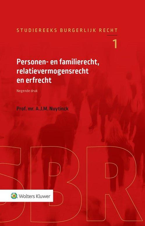 Boek Studiereeks burgerlijk recht 1 - Personen- en familiere, Boeken, Studieboeken en Cursussen, Zo goed als nieuw, Verzenden