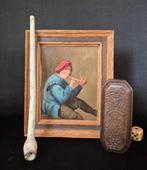 Pijp, Tabaksdoos (17e eeuws)en Schilderij - Zonder, Nieuw