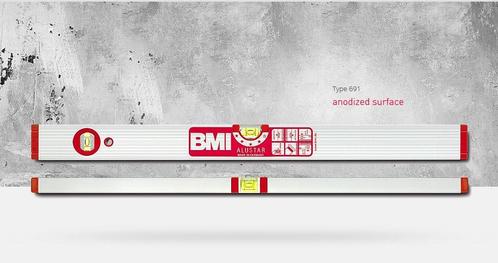 BMI Waterpas 691 - Met Voet - 180cm, Doe-het-zelf en Verbouw, Gereedschap | Handgereedschap, Nieuw, Verzenden
