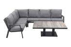 VDG Azoren/Jersey loungeset - met verstelbare tafel - links, Verzenden, Nieuw, Overige materialen, Loungeset