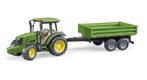 Bruder John Deere 5115M Tractor Met Aanhanger, Kinderen en Baby's, Speelgoed | Speelgoedvoertuigen, Nieuw, Ophalen of Verzenden