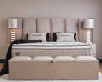 Opberg Boxspring Calisto Beige - 180x200 cm, Verzenden, Nieuw, Beige, Modern