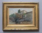 Cesare Bertolla (1845-1920) - Borgo antico, Antiek en Kunst