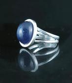 Saffier - Zilver - Ring met amulet