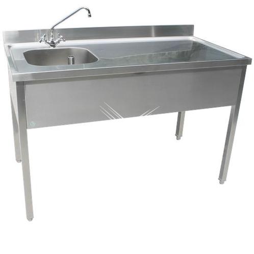 Rvs cheftafel zonder bodemschap 1700x700x900 mm (spoelbak li, Zakelijke goederen, Horeca | Meubilair en Inrichting, Nieuw in verpakking
