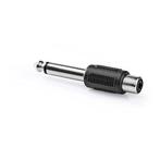 6.35 mm jack (m) naar tulp (v) adapter | Nedis (Mono), Verzenden, Nieuw