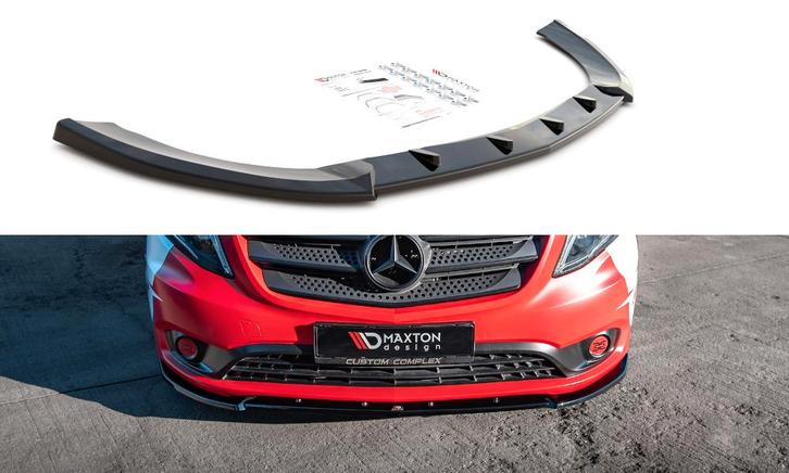 Voorspoiler V.2 Mercedes Vito W447 FL Maxton Glans Zwart, Auto-onderdelen, Carrosserie en Plaatwerk, Ophalen of Verzenden