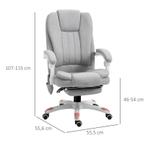 TRUUSK Massagestoel, Bureaustoel, Gamestoel, Polyester, Schu, Huis en Inrichting, Verzenden, Nieuw