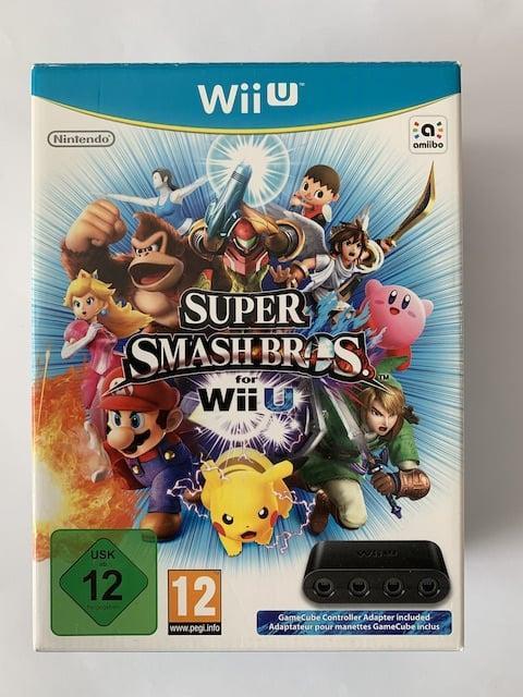 Super Smash Bros For Wii U + Gamecube Controller Adapter For, Spelcomputers en Games, Games | Nintendo Wii U, Verzenden