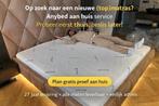 Nieuw matras of topmatras? Eerst proberen op je eigen bed., Nieuw, Matras